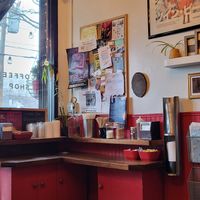Interior at Wyckoff Starr Coffee Shop in Brooklyn