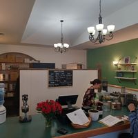 The Coco Nut and there is some seating. at The Coco Nut in Eugene