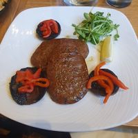"No meat" steak at Jardim Rodizio Grill in Altrincham