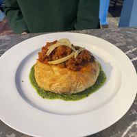vegetable pastilla (80 DH)  at Cafe Clock in Chefchaouen