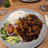 Teriyaki and peanut tofu at The Firth in Lossiemouth
