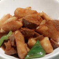 Vegetables and yam at Tianchu Miaoxiang - Tsinghua in Beijing