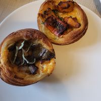 the tasty cheesy salty tarts at Krafin in Prague