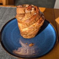 Pecan and chestnut krafin - on the specials menu in autumn 2024 at Krafin in Prague