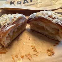 Almond croissant at Krafin in Prague