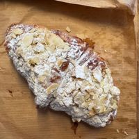 Almond croissant at Krafin in Prague