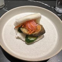 Fried Eggplant Bun  at Afuri in Kutchan