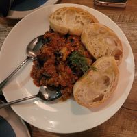 Tunsi eggplant appetizer at Kitty Dare in Atlanta