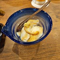 Chilled tofu at Yamanoma Brewery Craft Beer Pub in Nagano