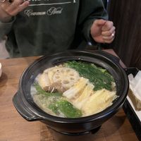 Vegan hot pot  at Yamanoma Brewery Craft Beer Pub in Nagano