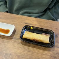 Vegan spring roll  at Yamanoma Brewery Craft Beer Pub in Nagano