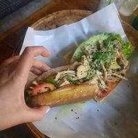 Vegan baguette at La Bocateria - Food Stall in Koh Phangan