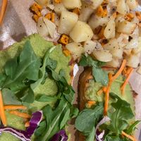 Avocado toast and potatoes  at Blackberry Market Argenta in North Little Rock