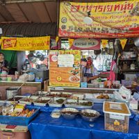stall at Youta Vegan Foods in Bangkok