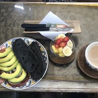 Vegan breakfast  at Café Taganga in Santa Marta