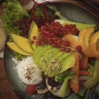 Vegan bowl at Okami Sushi & Restaurant in Bensheim
