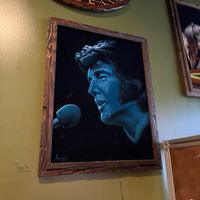 More fun art! at The Tiny Pony Tavern in Yucca Valley