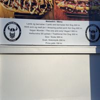   at Víkinga Pylsur - Kiosk in Reykjavik