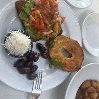 Avocado toast with vegan cheese    at Cafe Ibiza in Fort Lauderdale