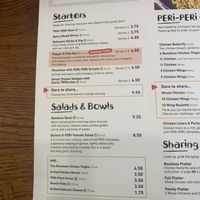   at Nando's in East London