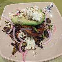 Sweet potato dish with tofu instead of egg at Snooze - Monroe Dr in Atlanta