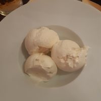 Vegan ice cream at Motte & Bailey Restaurant in Moate
