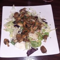 Pan fried mushrooms at Motte & Bailey Restaurant in Moate