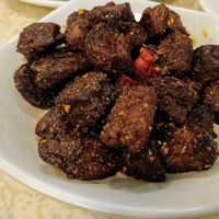 BBQ spicy cumin fake mutton/lamb at Water Lotus 清水荷花食坊 - 武侯祠 in Chengdu