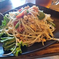 Som Tum Green Papaya Salad vegan at Lemongrass by Sip Saam Thai in Cedar Park