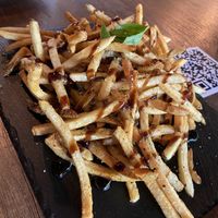 Hand cut fries  at Bellona in Toronto