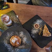 Desserts at Bellona in Toronto