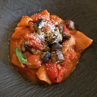 Roasted Red Pepper Rigatonii  at Bellona in Toronto