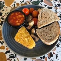 Vegan English breakfast   at Circle Café - Jumeirah Islands in Dubai