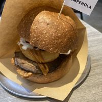 Vegan boa (burger)  at Cutting Onions in Kowloon