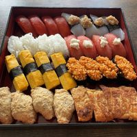 Sushi ordered with Osechi   at Chirashiya - ちらし寿司のちらしや  in Kamakura