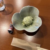 A little coleslaw appetizer    at Chirashiya - ちらし寿司のちらしや  in Kamakura