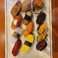 12 piece sushi set at Chirashiya - ちらし寿司のちらしや  in Kamakura