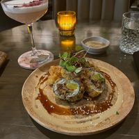 Special Crispy Everest Roll (best sushi I’ve ever had)   at Shushu Haru  in Montreal