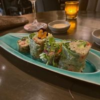 Special Rice Paper Geisha Roll  at Shushu Haru  in Montreal