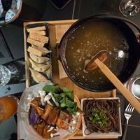 Hot pot at Shushu Haru  in Montreal
