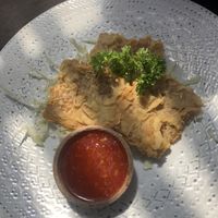Tempeh goreng (fried)  at Sea Breeze Cafe in Lembongan