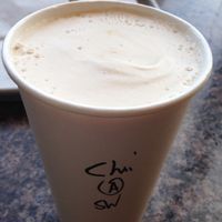almond milk chai latte  at Revolution Doughnuts in Decatur