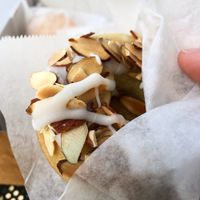 Toasted Almond Vegan Doughnut at Revolution Doughnuts in Decatur