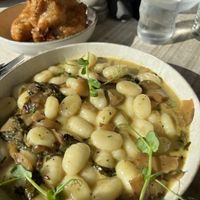 Jerusalem artichoke gnocchi, incredible!  at The Landing in Chathill