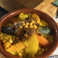 Veggies w couscous   at Bab Mansour in Granada