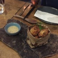 Vegan chicken popcorn at Nectar in Hong Kong Island