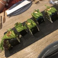 Vegan sushi! With jicama and cauliflower rice! at Nectar in Hong Kong Island