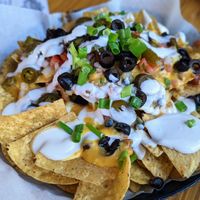 Nachos at Pig Minds Brewing in Machesney Park