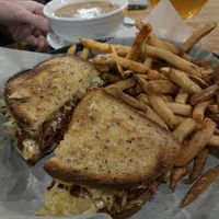 Reuben  at Pig Minds Brewing in Machesney Park