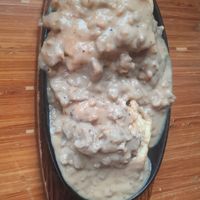 Biscuits and Gravey (weekend brunch only) at Pig Minds Brewing in Machesney Park